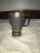 Vintage Hand-painted Silverplate cup