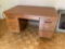 Vintage Solid Wood Teachers Desk