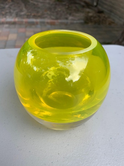 Vintage Acrylic Candle Holder