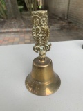 Brass Bell With Owl Handle