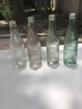 Qty of 4 antique and vintage bottles
