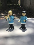 Vintage Hand-painted Japanese Statuettes