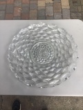 Larg crystal serving tray