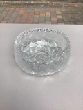 Large crystal serving bowl