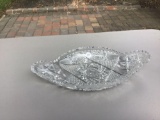 Large crystal serving tray