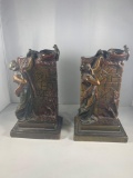 Vintage Bronze Greek Revival Bookends