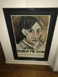 Framed Pablo Picasso MOMA event poster
