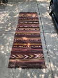 Navajo mid-century vintage wool rug