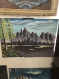 Original oil on canvas landscape painting