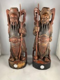 Pair of Chinese figures