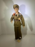 Vintage General McArthur doll with pins