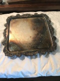 Silverplate serving tray