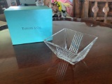 Crystal Tiffany Art Deco Bowl with box