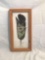 Vintage Framed Oil ON Feather Painting