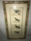 Framed Set Of 4 Bird Lithographs