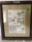 Vintage Map In Frame