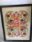 Vintage Embroidery Art Piece In Frame