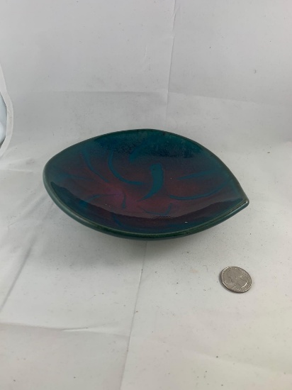 Handmade pottery dish