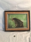 Framed Oil On Canvas Painting