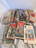 Large Collection Of Vintage Road Maps and Travel Guides