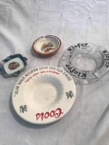 Qy of 4 Vintage Ashtrays