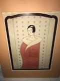 Framed Vintage Parisienne Commercial Art