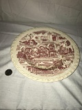 Vintage Vernon Kilns Collectible Santa Fe Plate