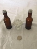 Vintage bottles Salt and Pepper Shakers