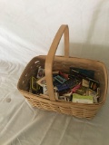 Basket of Vintage Matchbooks