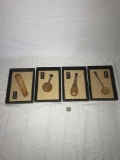Set of 4 Japanese Musical Instrument Displays