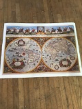 Laminated Medieval Map