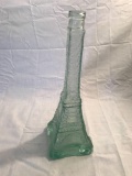 Vintage Glass Eiffel Tower Bottle