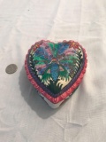 Hand-decorated Heart-shaped Box