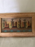 Southwest Art Piece In Frame