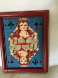 Loomed Art Piece In Frame