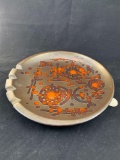 Handmade and Signed Pottery Ashtray