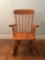 Wood juvenile rocking chair