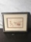 Cartoon artwork in frame