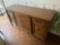 Solid Wood Mid-century Buffet Table With Contents