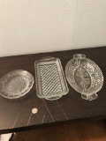 Decorative crystal dishes