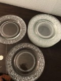 Decorative glass plates