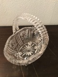 Crystal decorative basket