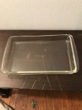 Glass baking dish