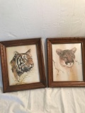 Pair of framed prints