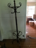 Hall tree coatrack