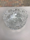 Large crystal serving bowl