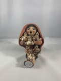 Porcelain Indian Folk Art Sculpture