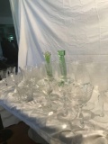 Glass and crystal tableware
