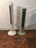 Pair of indoor fans