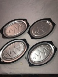 Nordic Ware platters and holder set